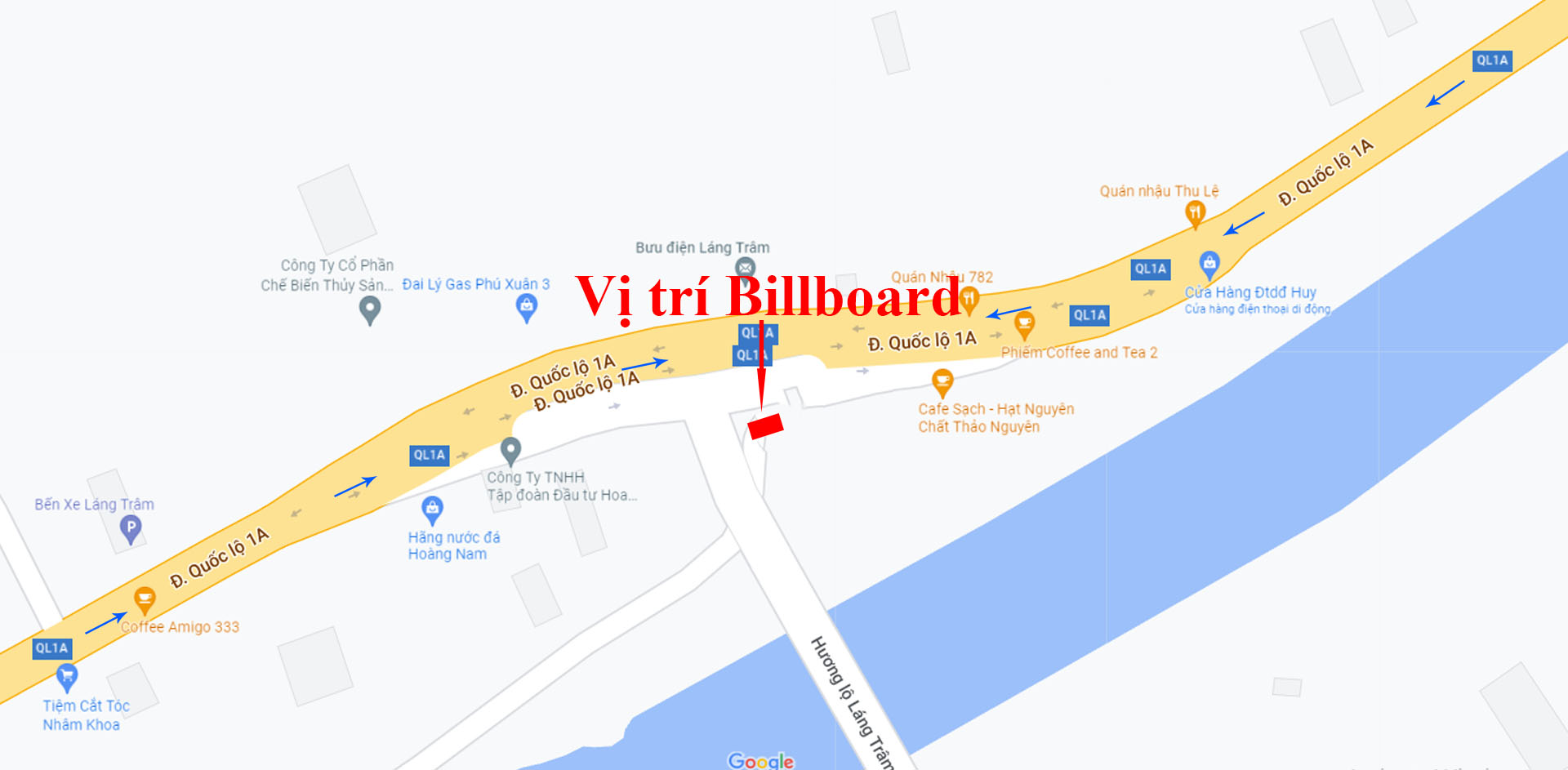 Ngã ba QL1A - Hương Lộ Láng Trăm - Gành Hào - BL-1441