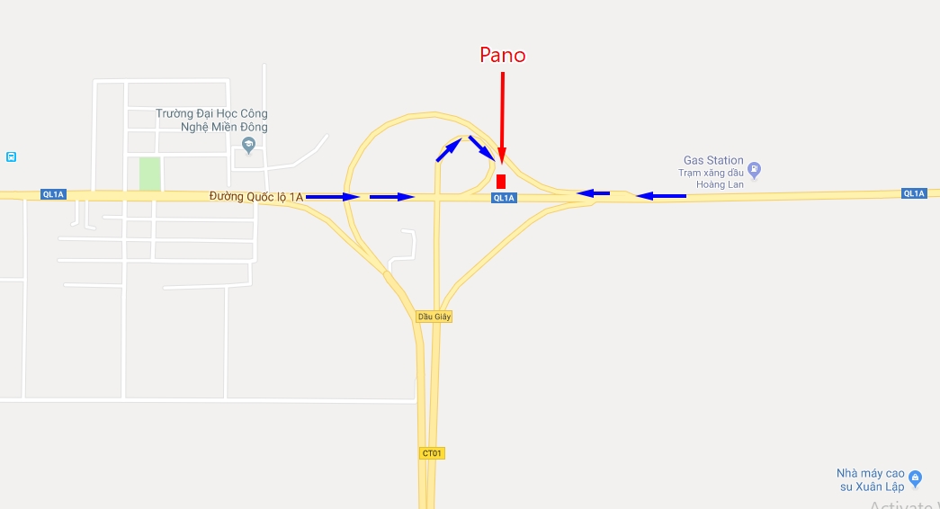 NÚT GIAO VỚI QUỐC LỘ 1A(CT LONG THÀNH - DẦU GIÂY) - DNG-6427