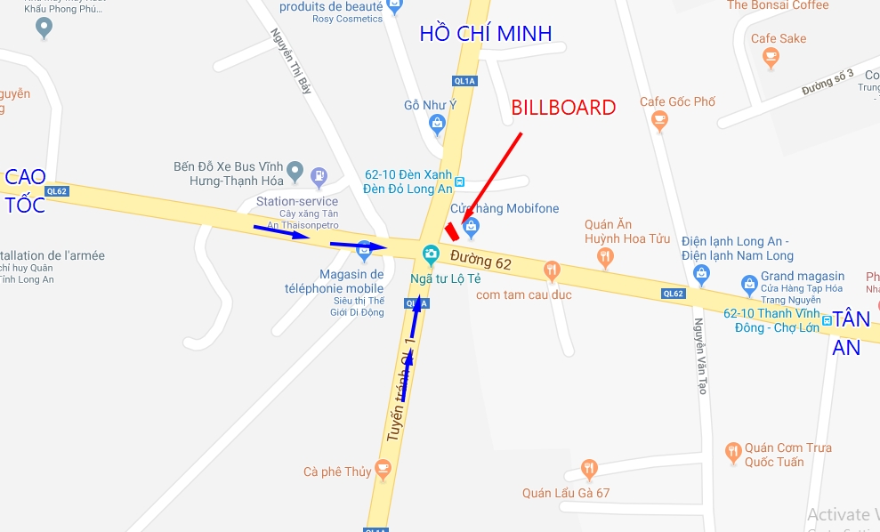 NGÃ TƯ LỘ TẺ ( NGÃ TƯ QL 1A + QL 62) - LA-6495