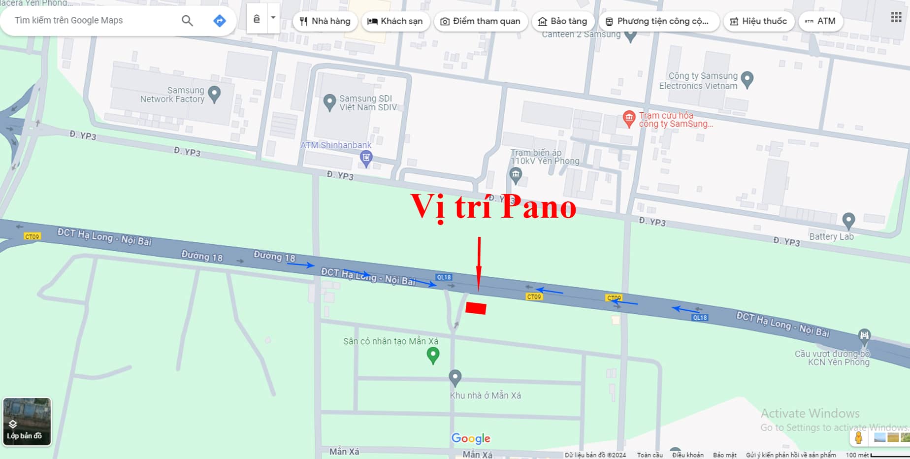 CT HÀ NỘI - BẮC GIANG (QL18 – YÊN PHONG, BẮC NINH ĐỐI DIỆN NHÀ MÁY SAMSUNG BẮC NINH) - BN-0955