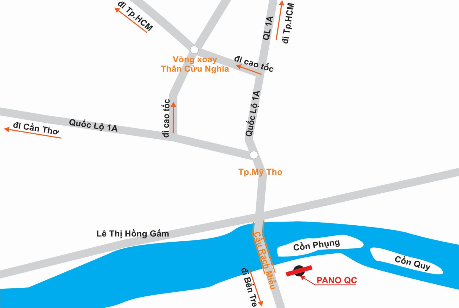 Cầu Rạch Miễu, Châu Thành - Tiền Giang 